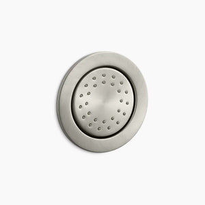 WaterTile Round 1.0 gpm Body Spray in Vibrant Brushed Nickel