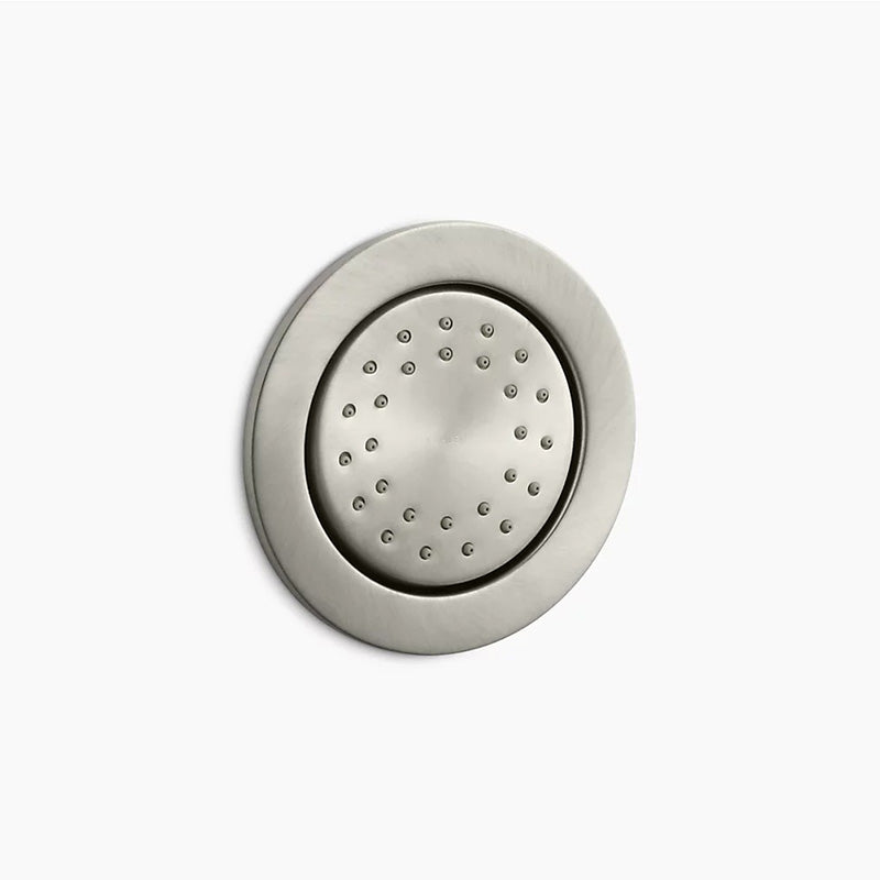 WaterTile Round 2.0 gpm 27-Nozzle Body Spray in Vibrant Brushed Nickel