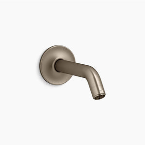 Purist Shower Arm and Flange in Vibrant Brushed Bronze