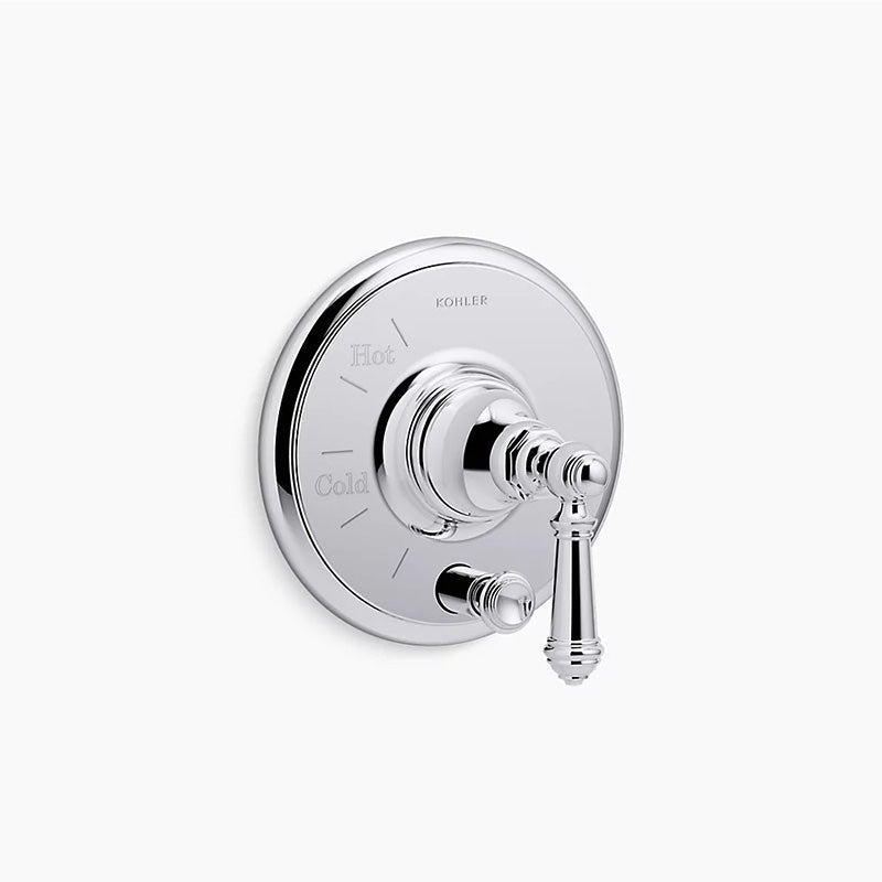 Artifacts Single Lever Handle Control Trim in Polished Chrome