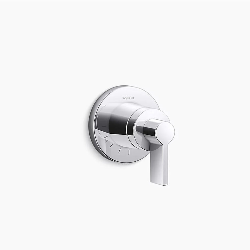 Components Single Lever Handle Volume Control Trim in Polished Chrome