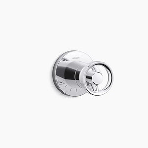 Components Single Knob Handle Volume Control Trim in Polished Chrome