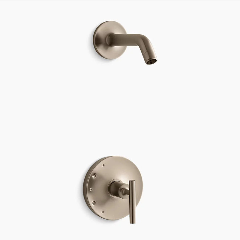 Purist Single-Handle Shower Only Faucet in Vibrant Brushed Bronze