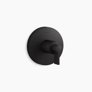 Components Single Lever Handle Control Trim in Matte Black