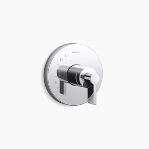 Components Single Lever Handle Control Trim in Polished Chrome