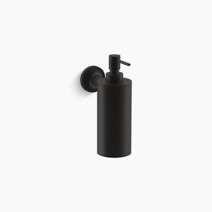 Purist Wall Mount Soap Dispenser in Matte Black