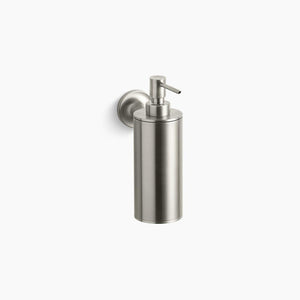 Purist Wall Mount Soap Dispenser in Vibrant Brushed Nickel
