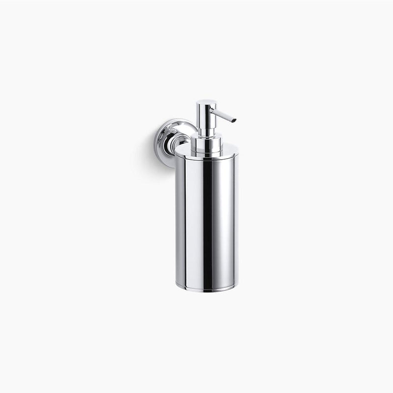 Purist Wall Mount Soap Dispenser in Polished Chrome