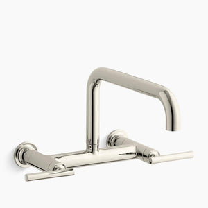 Purist Bridge Kitchen Faucet in Vibrant Polished Nickel
