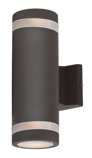 Lightray 12' 2 Light Outdoor Wall Sconce in Architectural Bronze