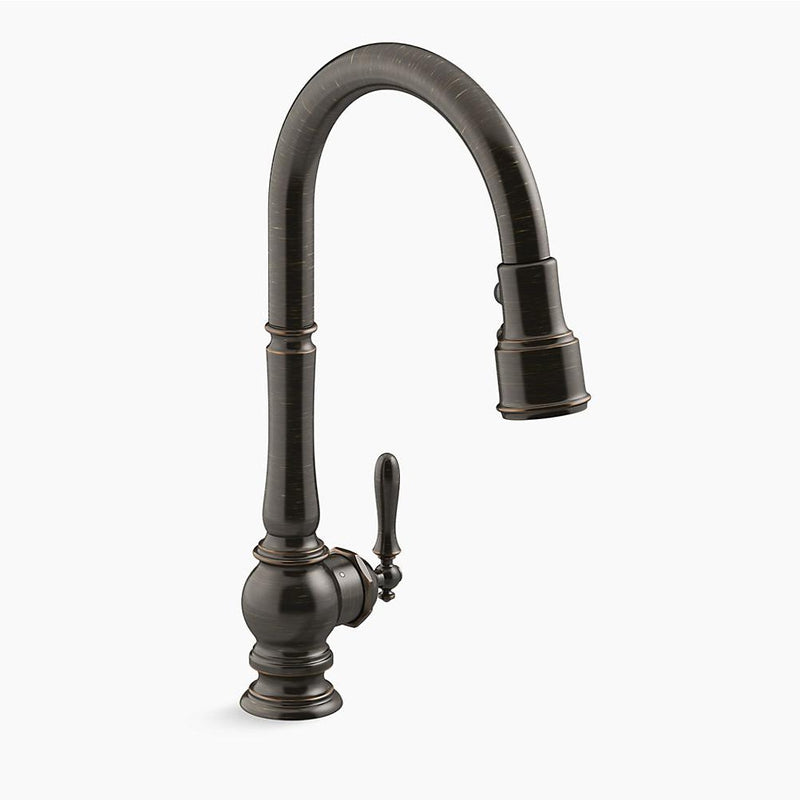 Artifacts Pull-Down Kitchen Faucet in Oil-Rubbed Bronze with Voice and Touchless Control