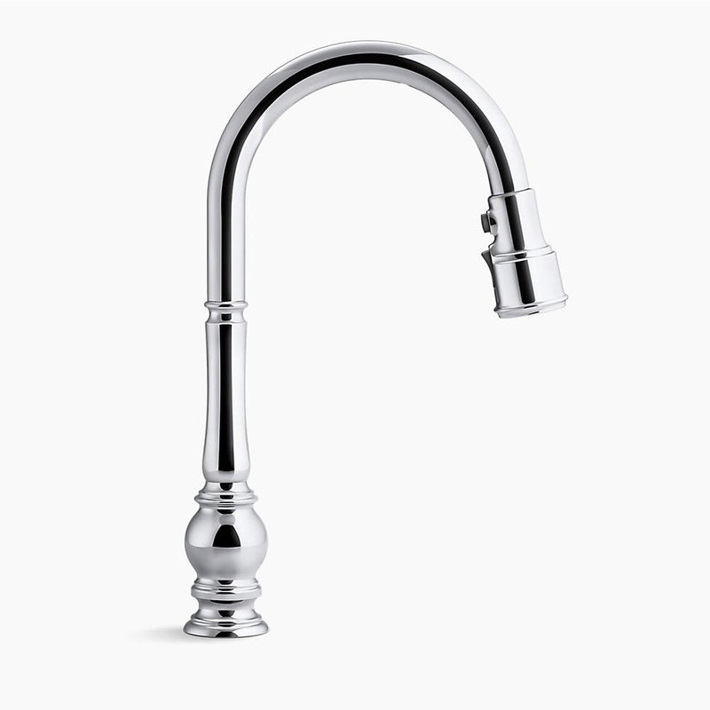 Artifacts Pull-Down Kitchen Faucet in Polished Chrome