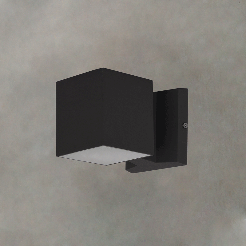 Lightray 4' 2 Light Square Outdoor Wall Sconce in Architectural Bronze
