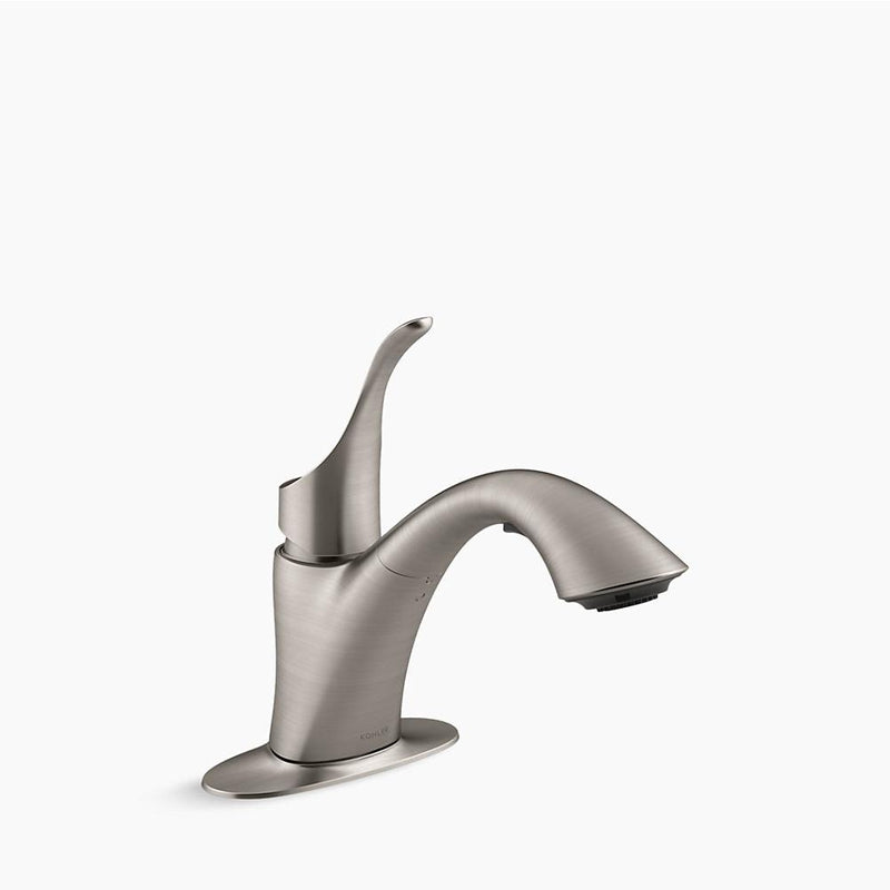 Simplice Pull-Out Laundry Faucet in Vibrant Stainless