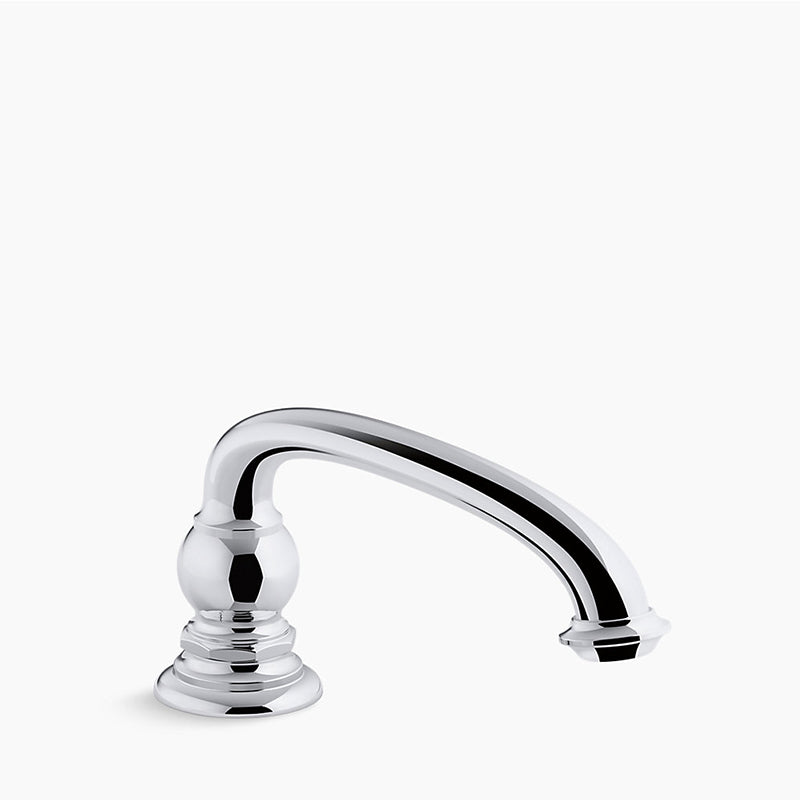 Artifacts Deck Mount Low-Arc Tub Filler in Polished Chrome