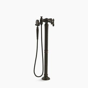 Artifacts Single-Handle Freestanding Bathtub Faucet in Oil-Rubbed Bronze