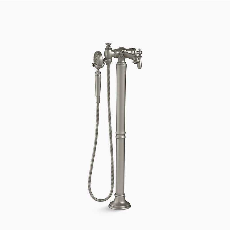 Artifacts Single-Handle Freestanding Bathtub Faucet in Vibrant Brushed Nickel