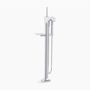 Margaux Single-Handle Freestanding Bathtub Faucet in Polished Chrome