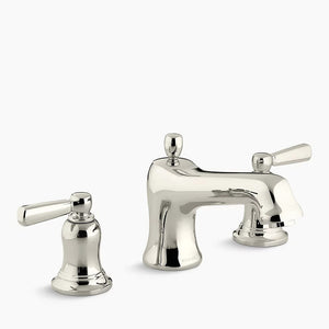 Bancroft Two Lever Handle Roman Tub Filler in Vibrant Polished Nickel