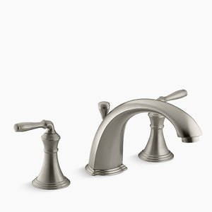 Devonshire Two Lever Handle Roman Tub Filler in Vibrant Brushed Nickel