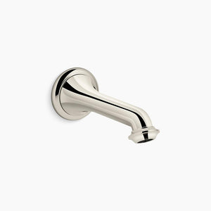 Artifacts Wall Tub Spout in Vibrant Polished Nickel