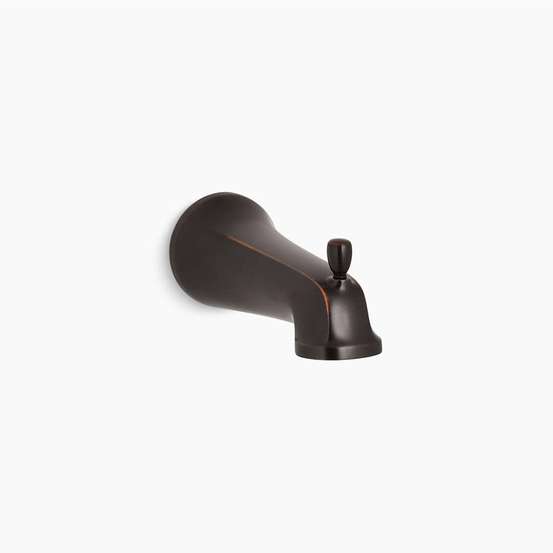 Bancroft Wall Tub Spout with Diverter in Oil-Rubbed Bronze with Slip-Fit Connection