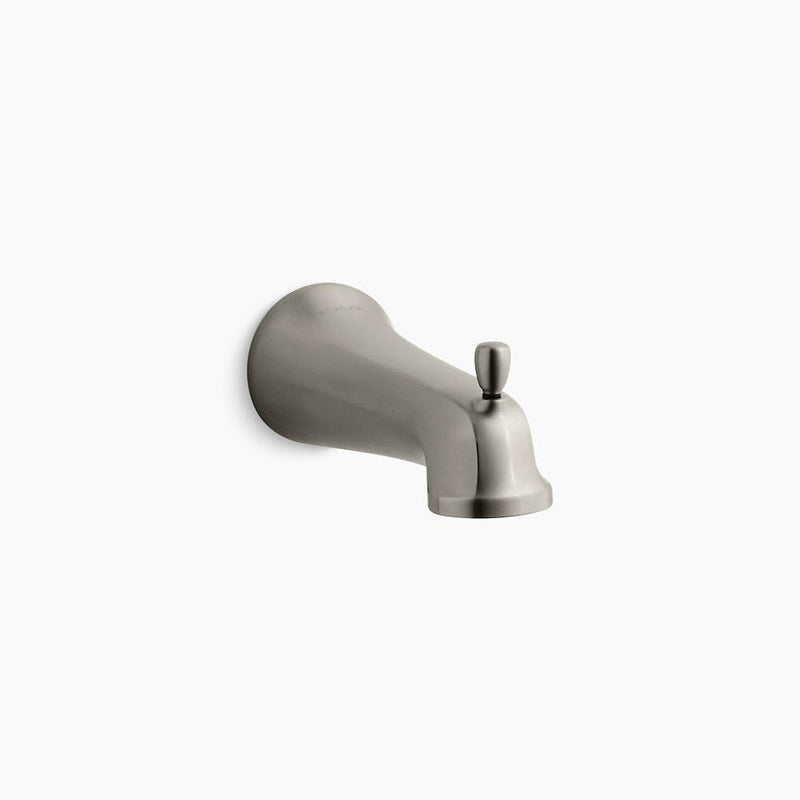 Bancroft Wall Tub Spout with Diverter in Vibrant Brushed Nickel