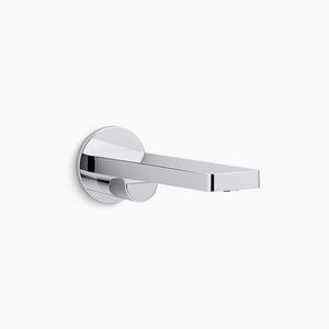 Composed Wall Tub Spout in Polished Chrome
