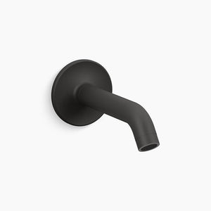 Purist Wall Tub Spout in Matte Black