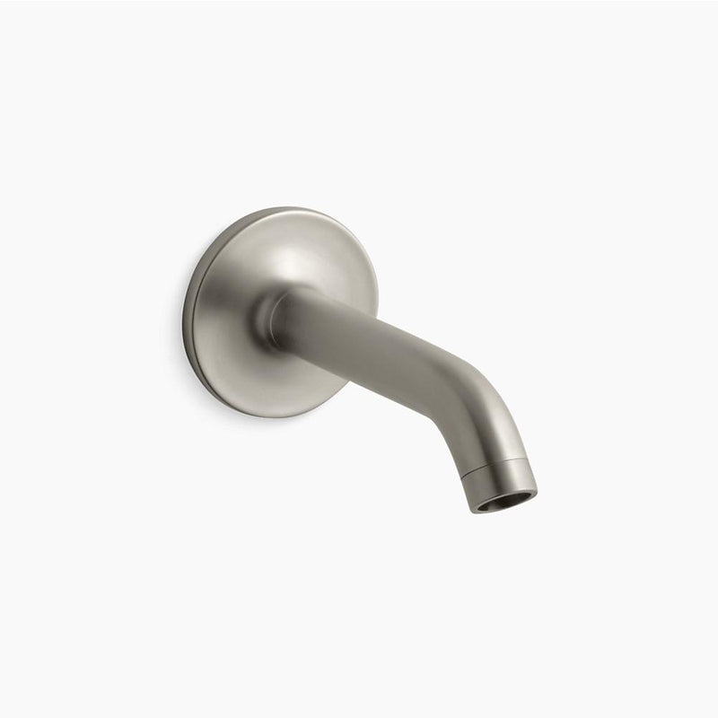 Purist Wall Tub Spout in Vibrant Brushed Nickel