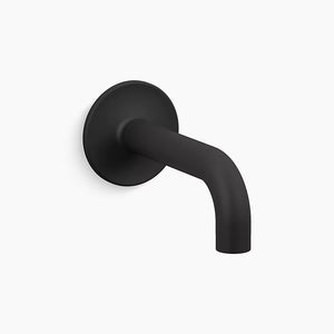 Purist Tub Spout in Matte Black