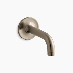 Purist Tub Spout in Vibrant Brushed Bronze