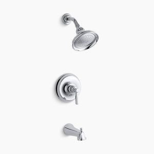 Bancroft Tub & Shower Faucet in Polished Chrome