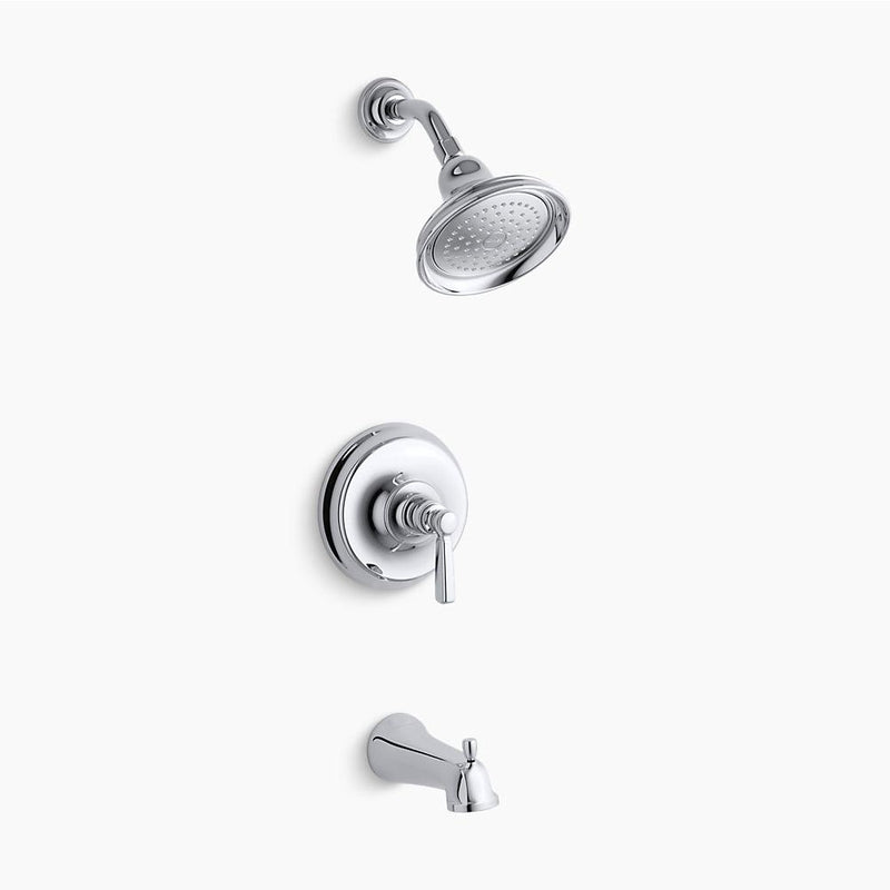 Bancroft Tub & Shower Faucet in Polished Chrome