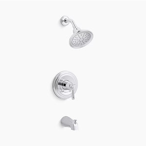Devonshire Single-Handle 1.75 gpm Tub & Shower Faucet in Polished Chrome with Slip-Fit Connection