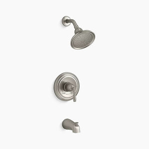 Devonshire Single-Handle 1.75 gpm Tub & Shower Faucet in Vibrant Brushed Nickel with Split-Fit Connection