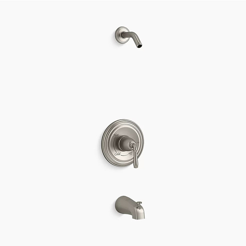 Devonshire Single-Handle Tub & Shower Faucet in Vibrant Brushed Nickel - Less Showerhead