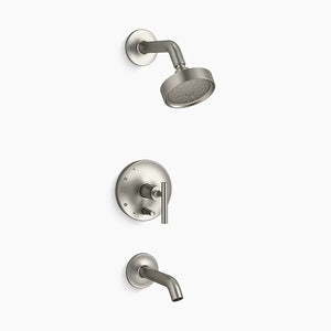 Purist 1.75 gpm Single Lever Handle Tub & Shower Faucet in Vibrant Brushed Nickel