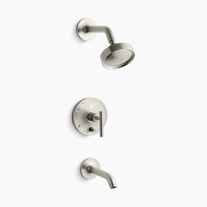 Purist 2.5 gpm Single Lever Handle Tub & Shower Faucet in Vibrant Brushed Nickel