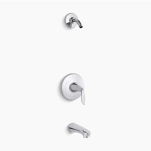 Refinia Single-Handle Tub & Shower Faucet in Polished Chrome - Less Showerhead