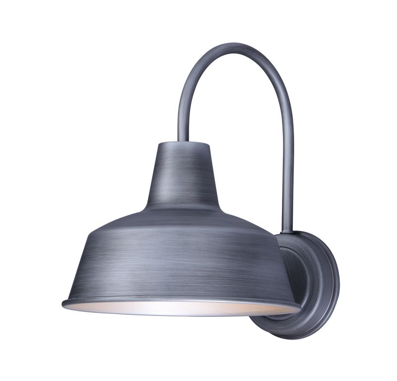 Pier M 8.25' Single Light Outdoor Wall Sconce in Weathered Zinc