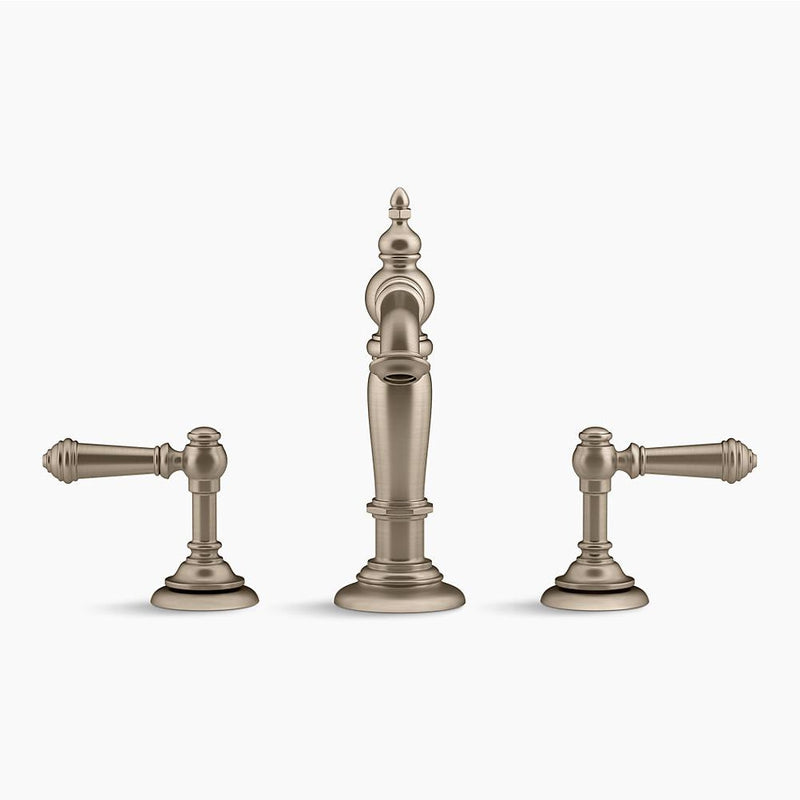 Artifacts Bathroom Faucet Lever Handles in Oil-Rubbed Bronze