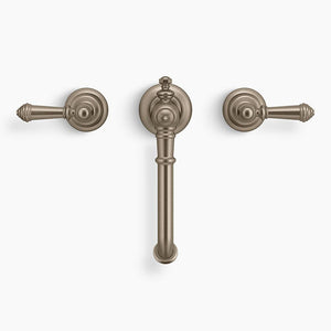 Artifacts Bathroom Faucet Lever Handles in Vibrant Brushed Nickel