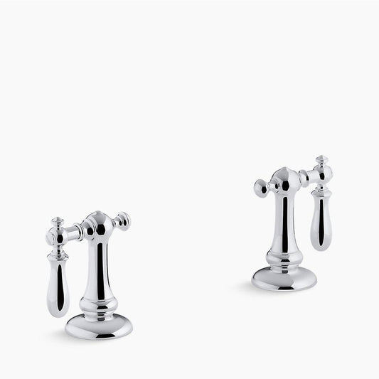 Artifacts Bathroom Faucet Swing Lever Handles in Polished Chrome