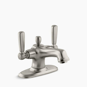 Bancroft Single-Hole Two-Handle Bathroom Faucet in Vibrant Brushed Nickel