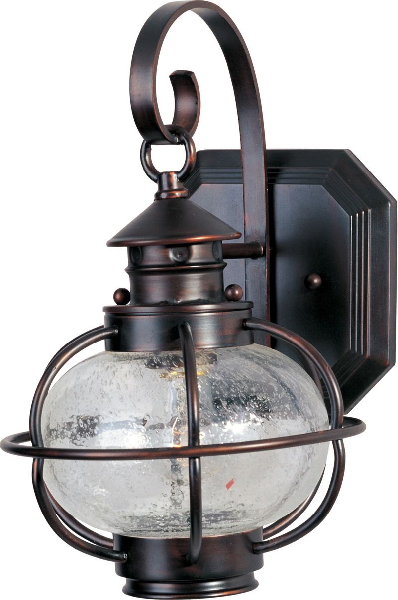 Portsmouth 8' Single Light Outdoor Wall Mount in Oil Rubbed Bronze