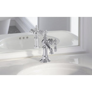 Artifacts Single-Hole Single-Handle Bathroom Faucet in Vibrant Brushed Moderne Brass