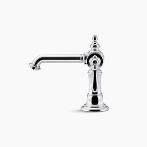 Artifacts Single-Hole Single-Handle Bathroom Faucet in Vibrant Brushed Nickel
