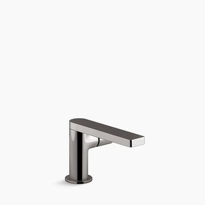 Composed Single-Hole Pure Single-Handle Bathroom Faucet in Vibrant Titanium