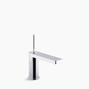 Composed Single-Hole Single-Handle Bathroom Faucet in Polished Chrome